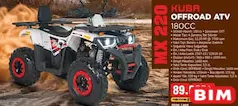 KUBA MX 220 180 CC OFFROAD ATV MOTOSİKLET